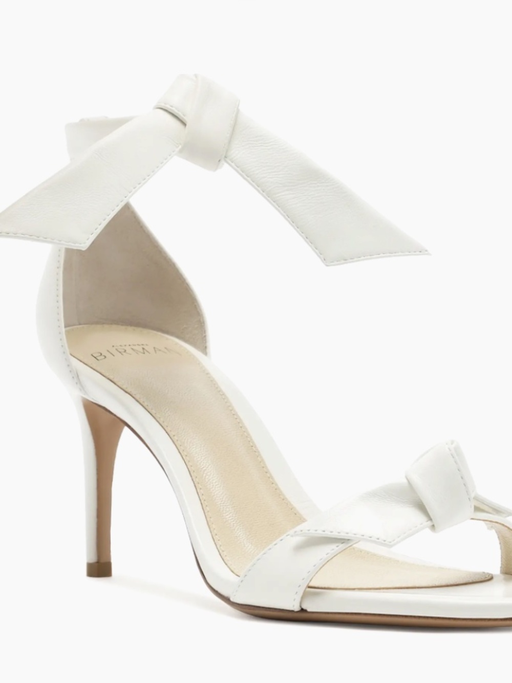 Alexandre Birman Clarita 75MM Leather Sandals (Size 37.5)